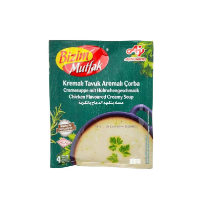 Bizim Mutfak Soupe crémeuse aromatisée au poulet 62 g