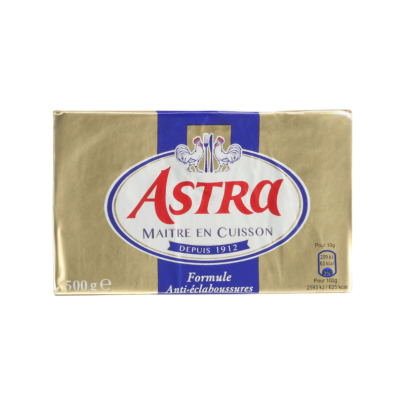 Astra Beurre Formule anti-éclaboussures 500 g