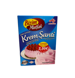 Bizim Mutfak Crème chantilly à la fraise "Çilek aromali Krem Santi" 300g