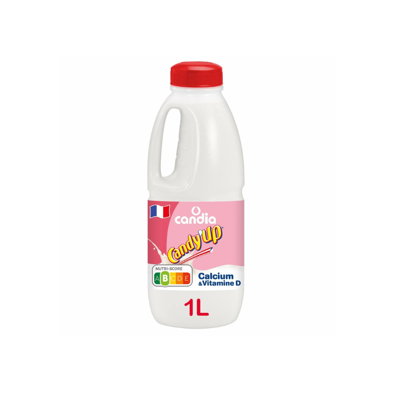 Candia Candy'Up boisson lactée fraise 1 l