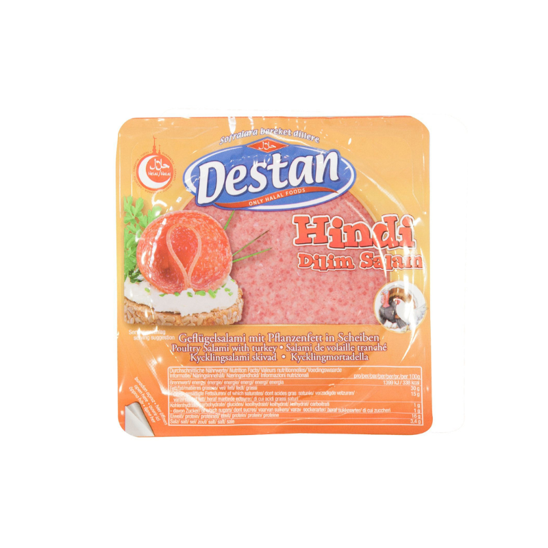 Destan Salami de dinde fumé en tranches 150 g