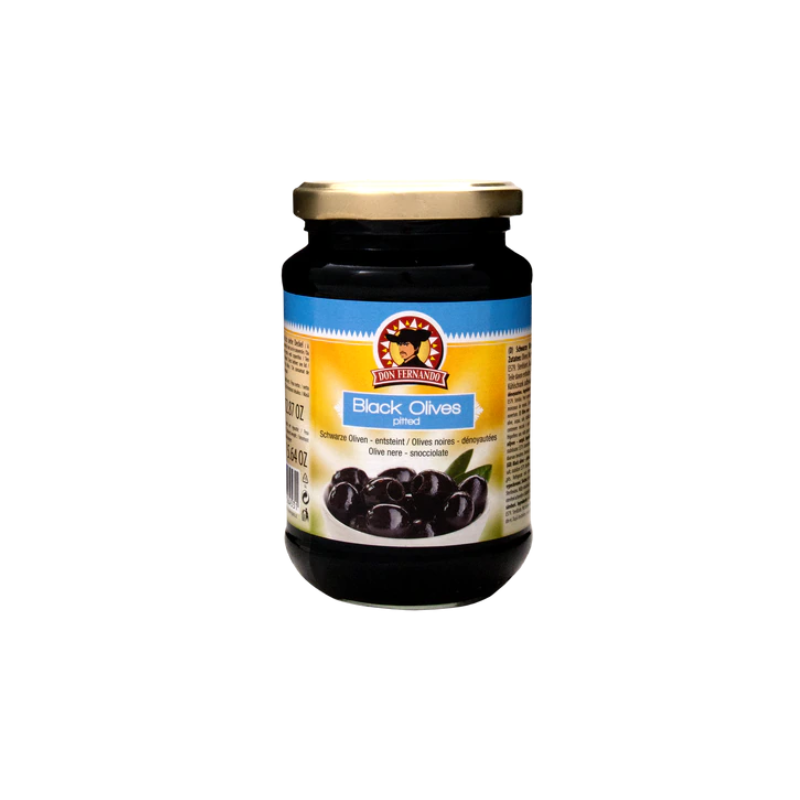 Don Fernando Olives noires dénoyautées 350 g