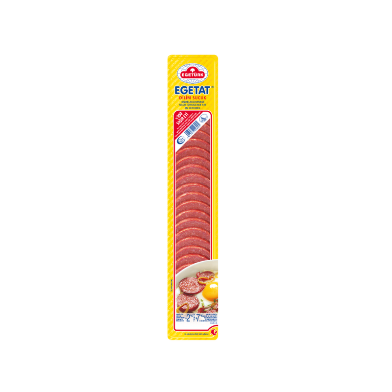 Egetürk Sucuk 100 % bœuf en tranches 200 g