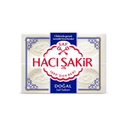 Haci Sakir Savon blanc pure et naturel (4x150) 600g