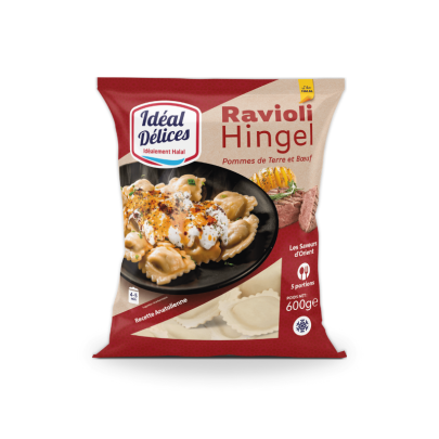 Idéal Délices Ravioli à la pomme de terre et au boeuf "Hingel" 600g