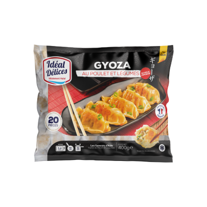 Idéal Délices Raviolis garni au poulet et aux légumes "Gyoza" 400 g