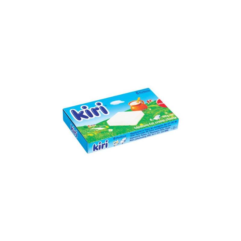 Kiri Fromages carrés (x6) 100 g