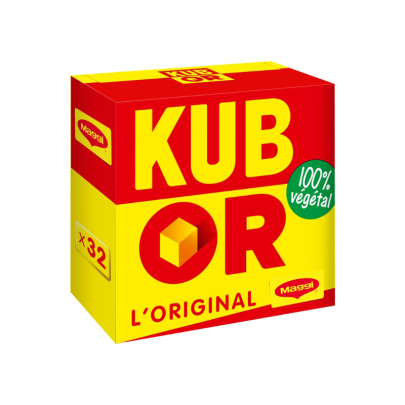 KUB OR Bouillon en cubes (x32) 128 g