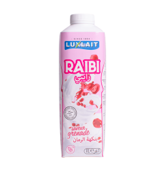 Luxlait Raibi (lait fermenté) saveur grenade 1 l