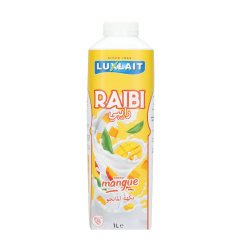 Luxlait Raibi (lait fermenté) saveur mangue 1 l