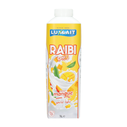 Luxlait Raibi (lait fermenté) saveur mangue 1 l