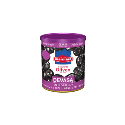 Marmara Olives noires entières "Devasa" 420 g