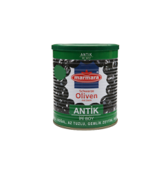 Marmara Olives noires entières peu salées "Antik" 450 g