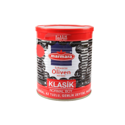 Marmara Olives noires entières "Klasik" 400 g