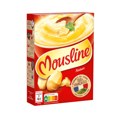 Mousline Purée en flocons (x4) 520 g