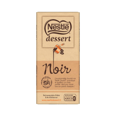 Nestlé Tablette de chocolat noir pâtissier 205 g