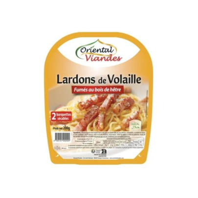 Oriental Viandes Lardons de volaille fumés au bois de hêtre 200 g