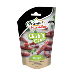 Oriental Viandes Mini sticks de poulet "Classique" fumé au bois de hêtre 70 g