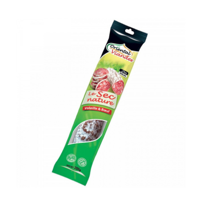 Oriental Viandes Saucisson sec nature volaille-bœuf 200 g