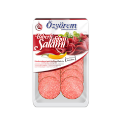 Ozyörem Salami avec paprika en tranches 80 g