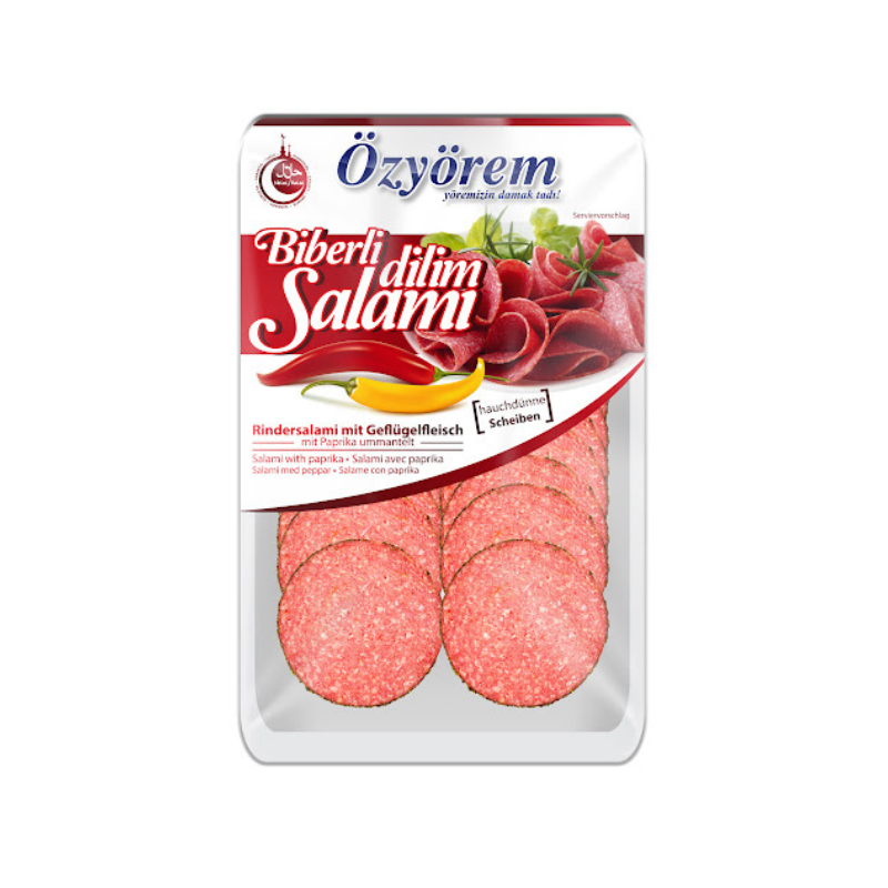 Ozyörem Salami avec paprika en tranches 80 g