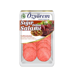 Ozyörem Salami de bœuf en tranches 80 g