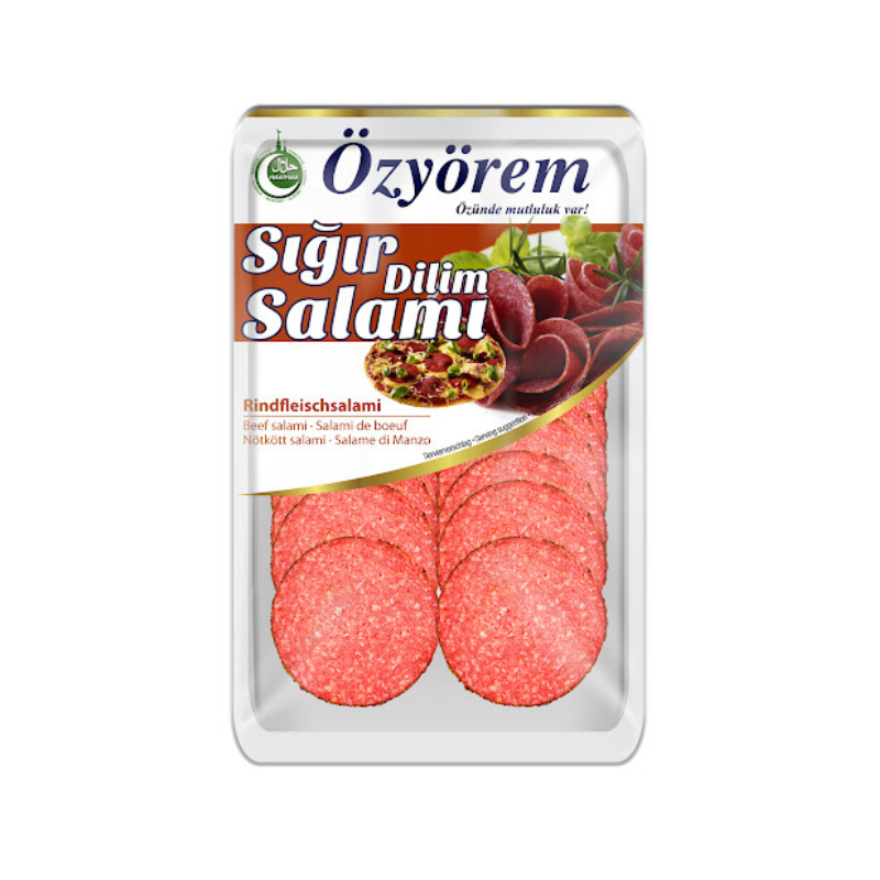 Ozyörem Salami de bœuf en tranches 80 g