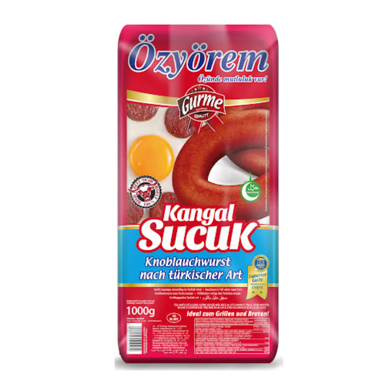 Ozyörem Sucuk Kangal 100 % bœuf 1 kg