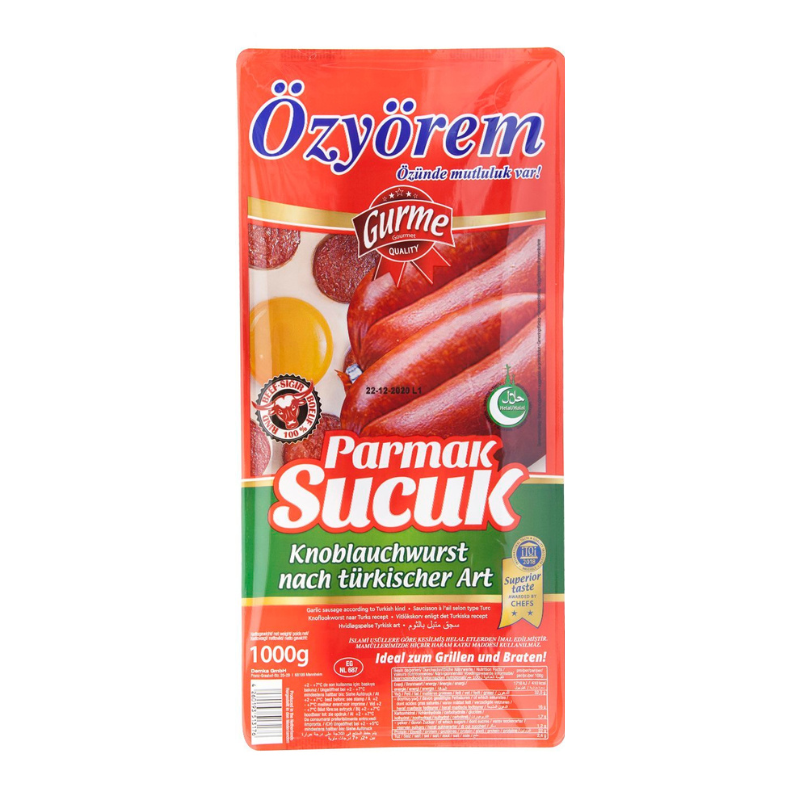 Ozyörem Sucuk Parmak 100 % bœuf 1 kg