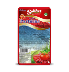 Sohbet Pastirma de bœuf en tranches 100 g