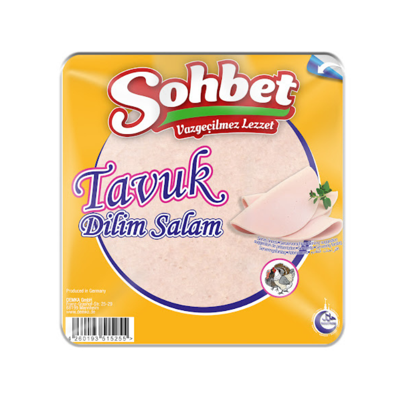 Sohbet Salami de poulet en tranches 200 g