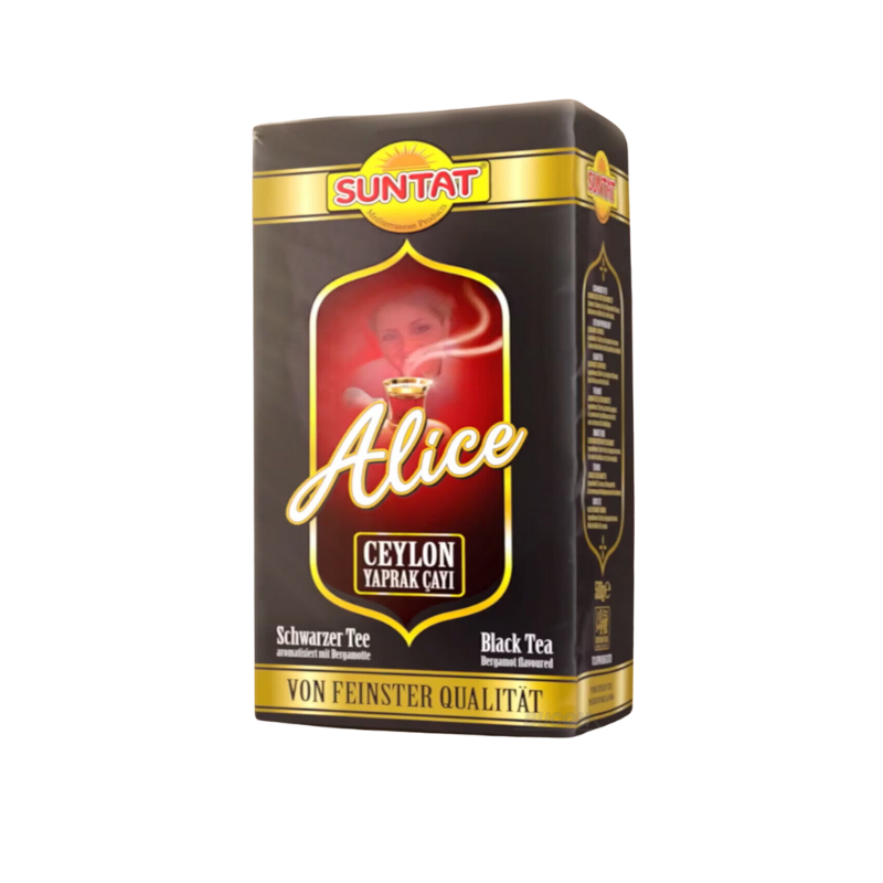 Suntat Alice Thé noir aromatisé à la bergamote "Yaprak Çayi" 500 g