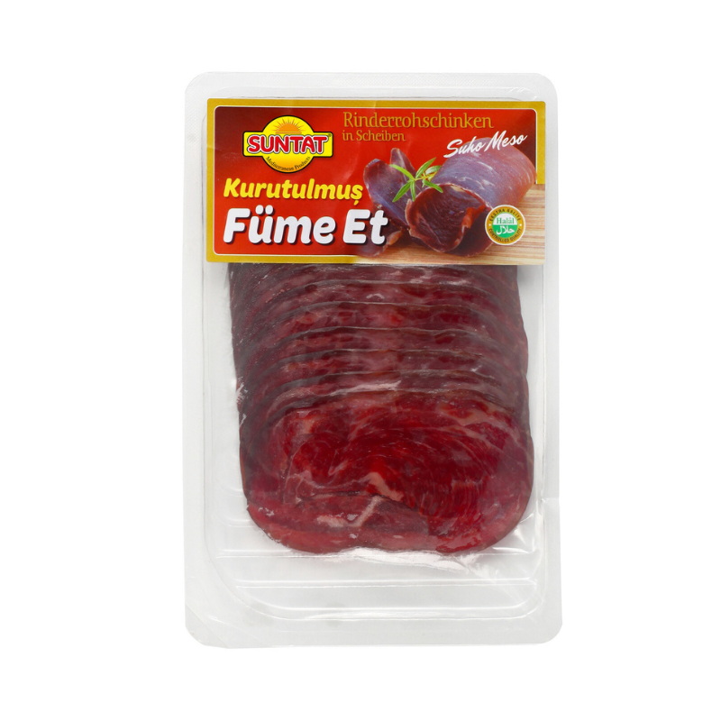 Suntat Jambon de boeuf fumé en tranches 80 g