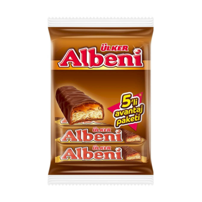 Ülker Albeni Barres chocolatées au caramel (x5) 200 g