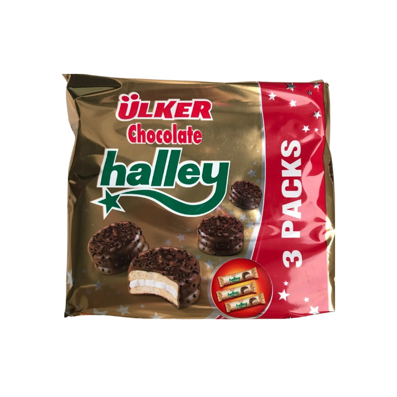 Ülker Halley Gâteaux au chocolat (x 3) 231 g