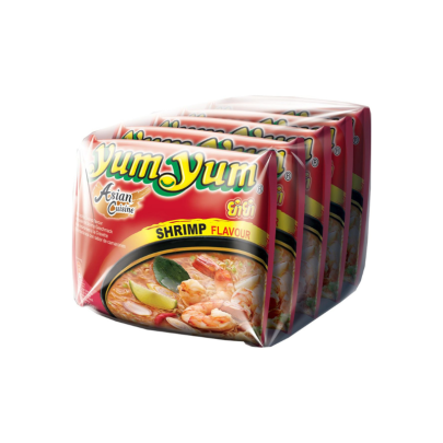 YumYum Nouilles chinoises saveur crevette (x5) 300 g