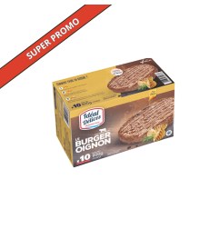 Idéal Délices Burgers de bœuf à l'oignon (x10) 960 g