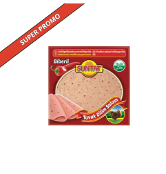 Suntat Salami de volaille aux poivrons en tranches 200 g